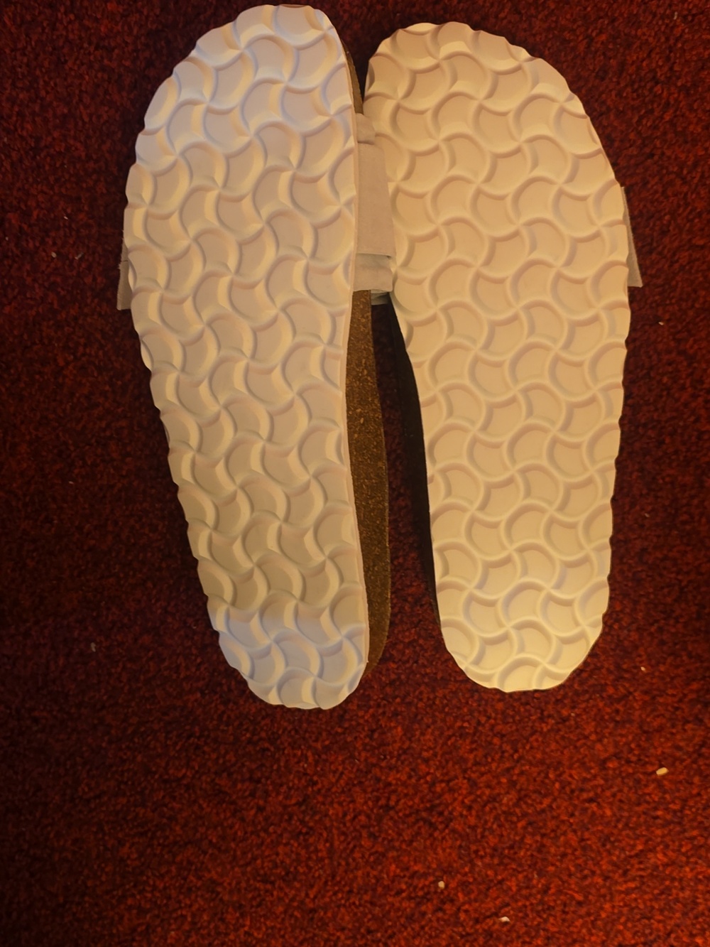 Miz Mooz Suede Buckle Slide Sandals in Off White - Picture 4 of 6